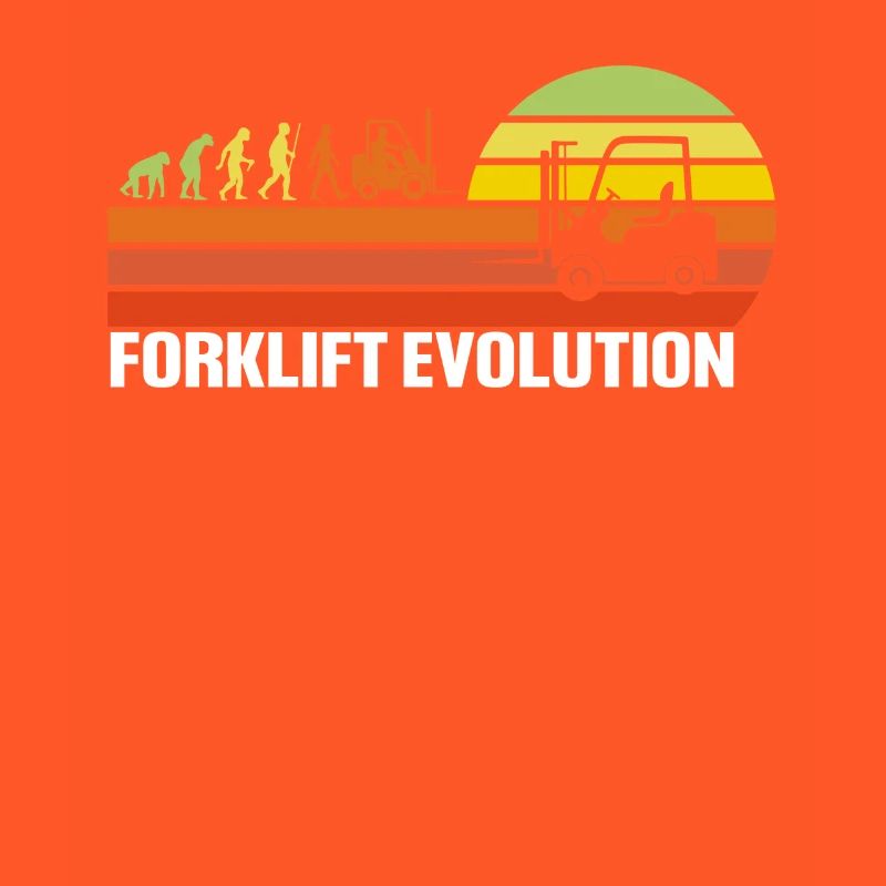 Forklift driver operator funny design
