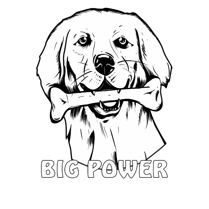 DOG BONE BIG POWER