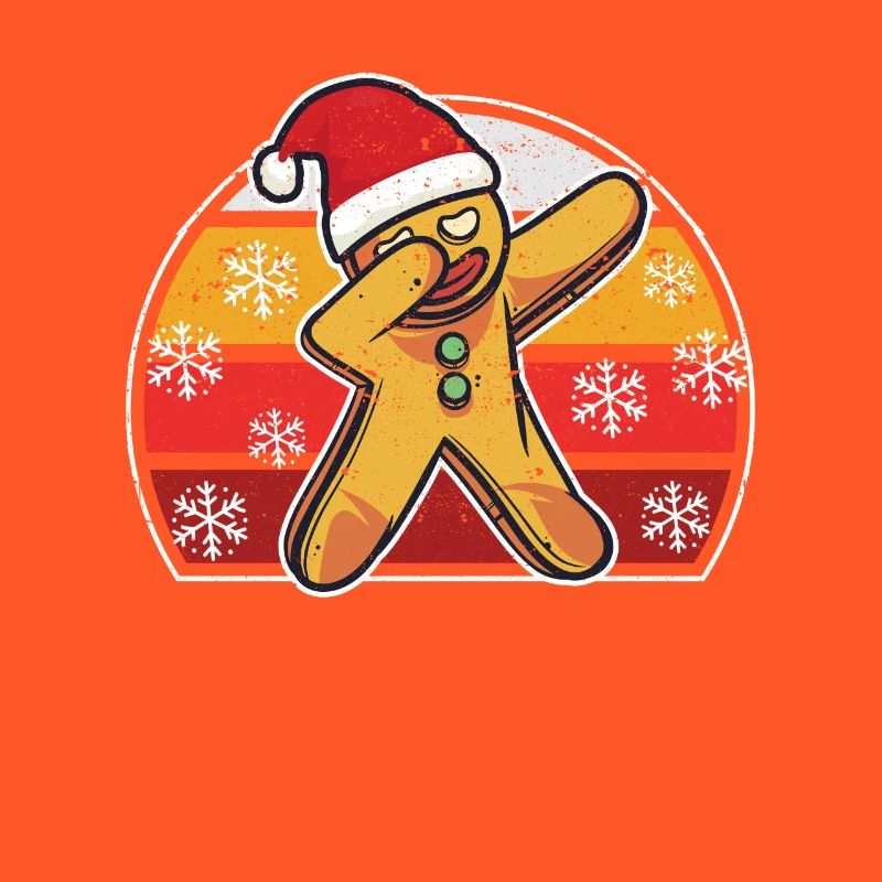 Dabs Gingerbread Man Christmas Bakery Team Xmas