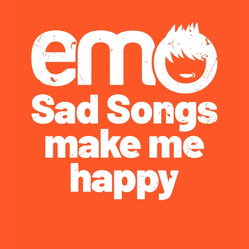 emo - Traurige Lieder machen mich glücklich | Emo Kleidung | Emoc