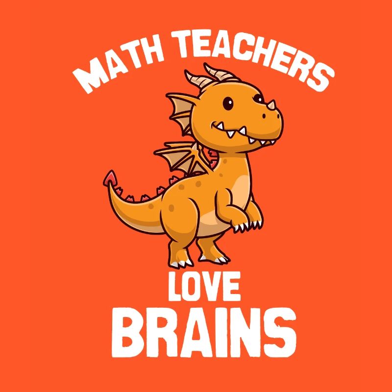 Mathe Lehrer Drachendesign
