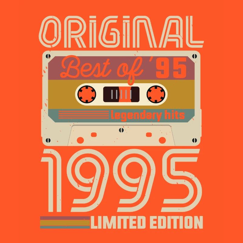 Vintage Geburtstag Original Geschenkidee 1995