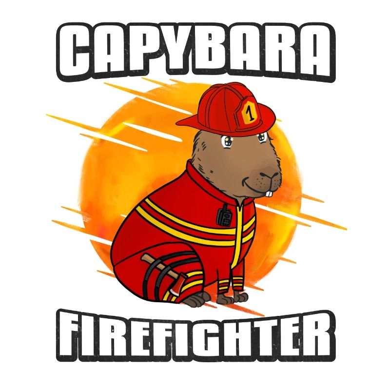 Feuerwehrmann Capybara