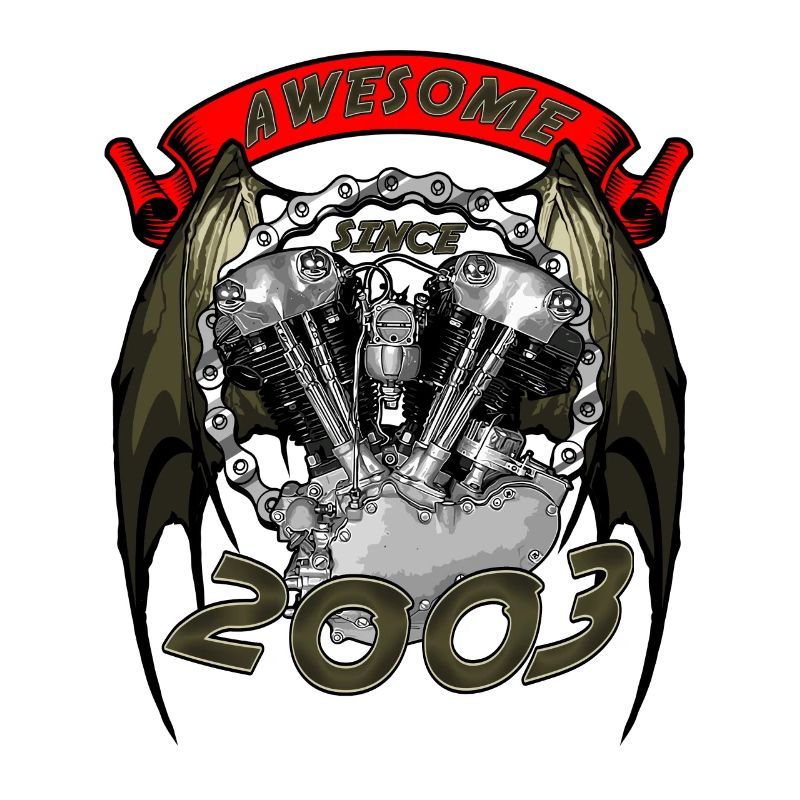 Awesome since 2003, Biker Geburtstag
