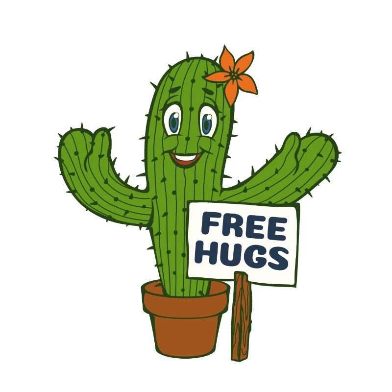 Free Hugs Cactus