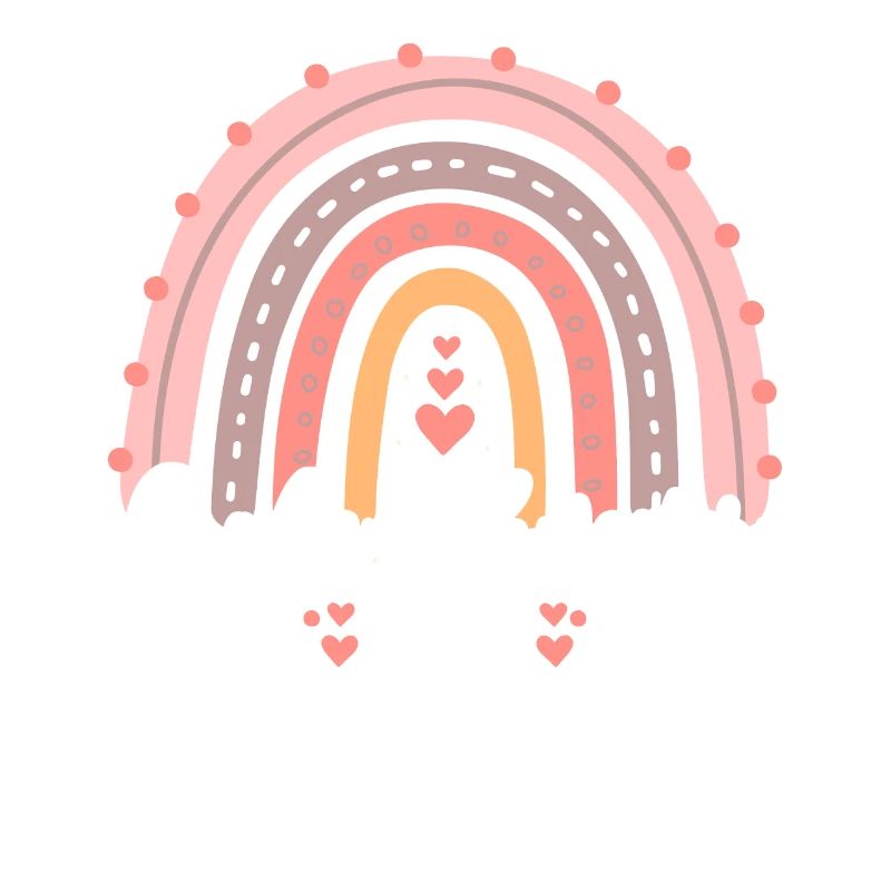 Große Schwester 2023 Boho Regenbogen Mädchen
