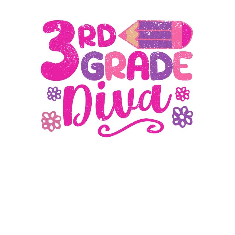 3rd Grade Diva Funny Third Grader Teacher