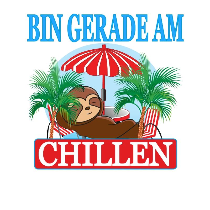 Chiller Bin gerade am chillen Auftrags chiller