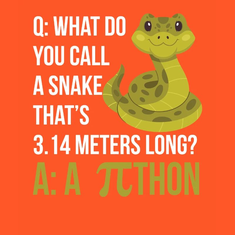 Python Pithon Pie Symbol Funny Math Teacher Happy