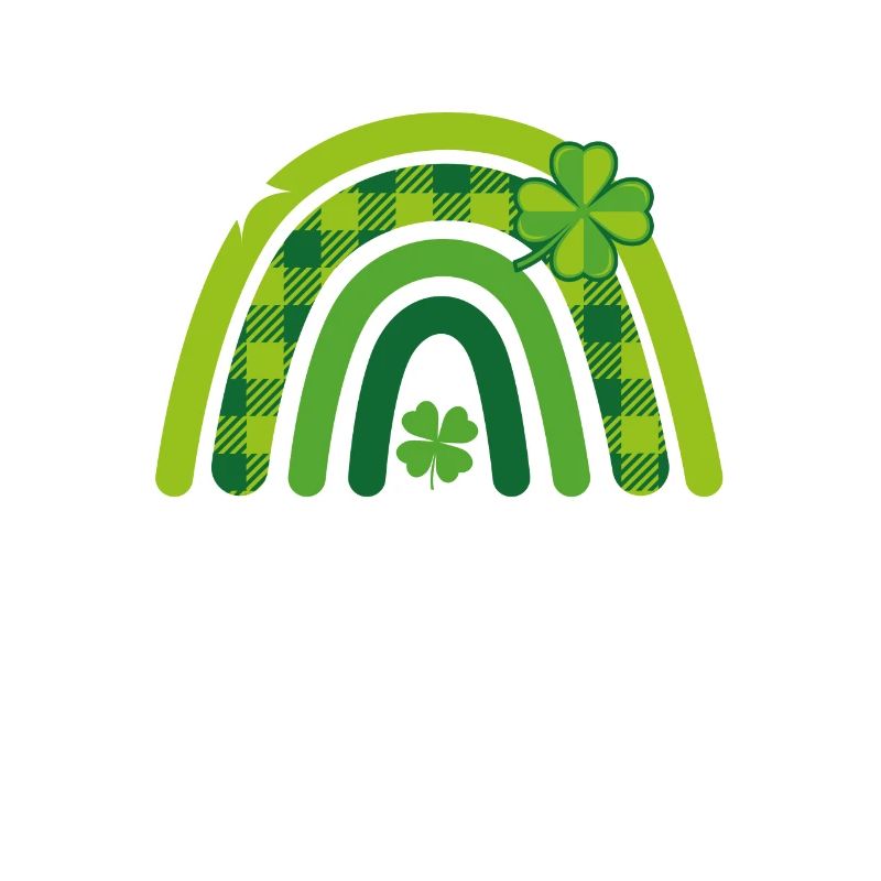 Trèfle à quatre feuilles Arc-en-ciel de la Saint-Patrick