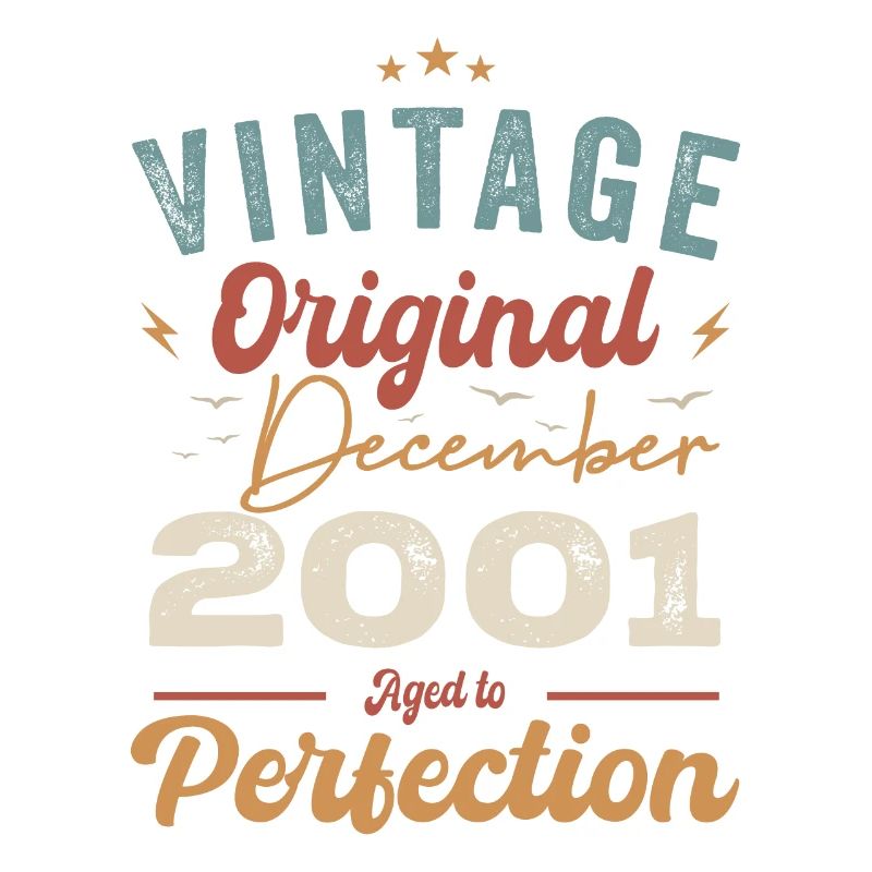 Vintage Geburtstag - Dezember 2001 - Geschenkidee