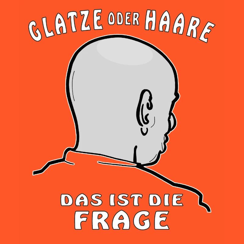 GLATZE ODER HAARE DAS IST DIE FRAGE