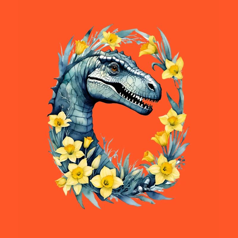 Trex Dinosaur Daffodils