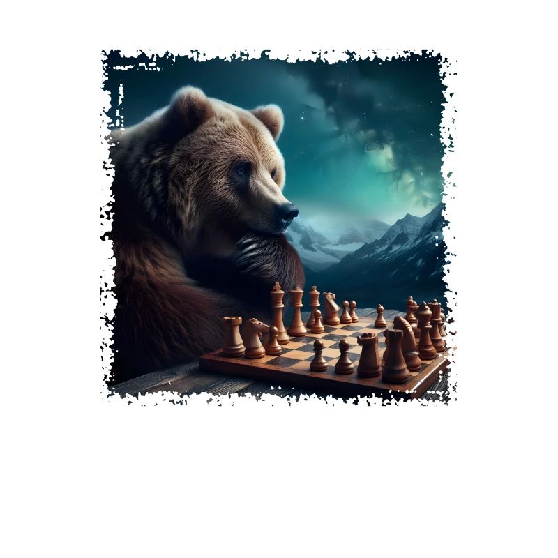 Chess Playing Bear