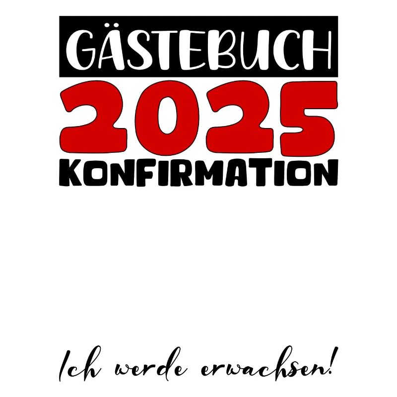 Konfirmation 2025 Gästebuch Deko Mädchen Jungen