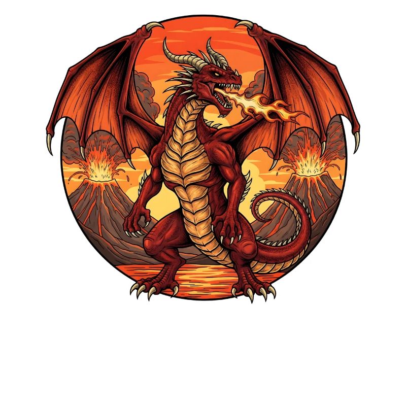 Roter Drache