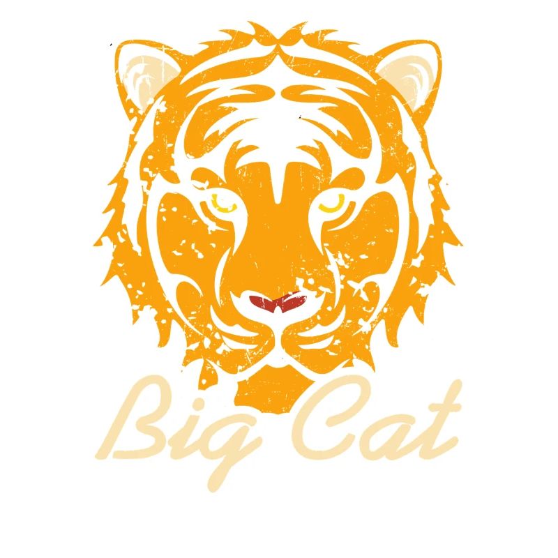 Wild Jungle Predator Tiger Face Artwork
