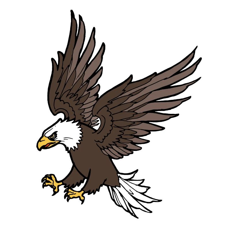 Adler greift an