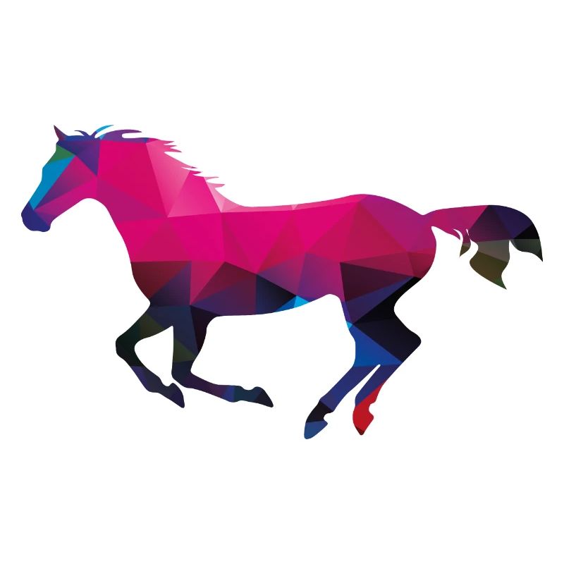 Pferd Low Poly Tiere