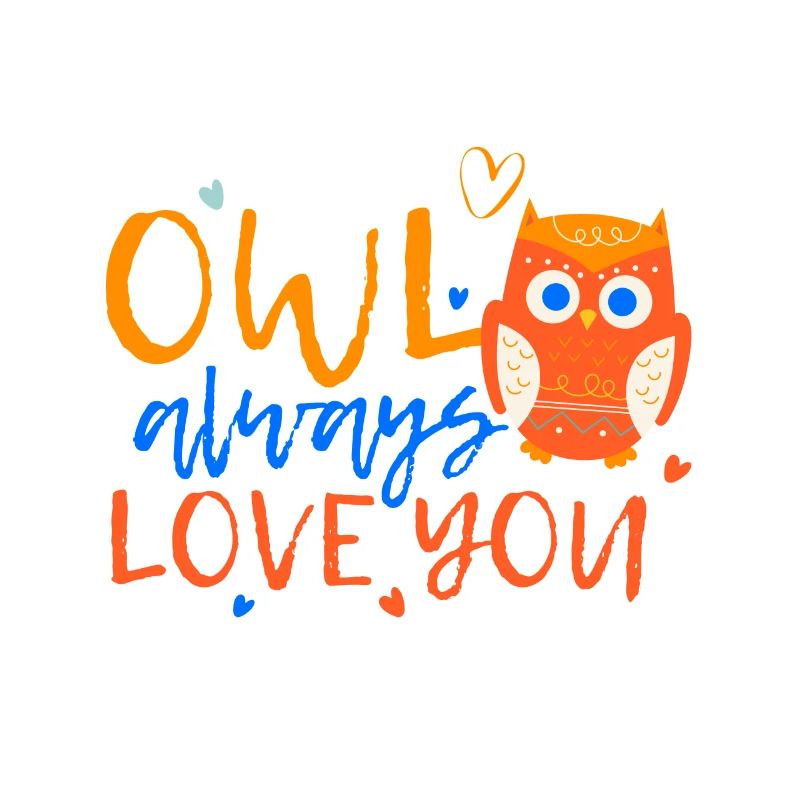 Eule - Liebe dich immer Tier Raubtier Geschenk