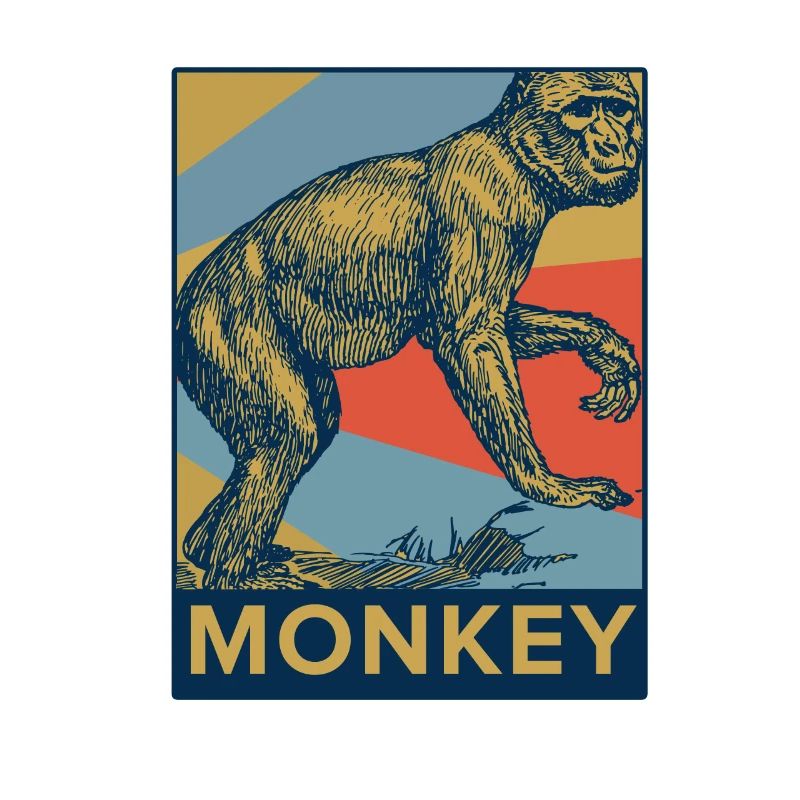 Monkey primate chimpanzee gorilla animal gift