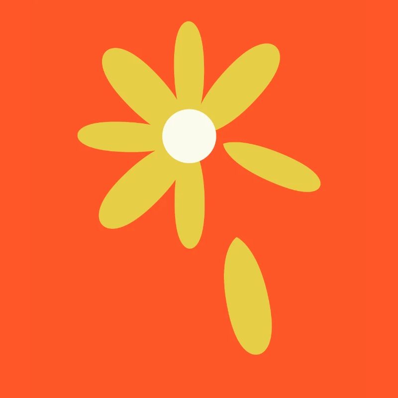 Blume Gerbera Arnika Geschenkidee comic Nelke