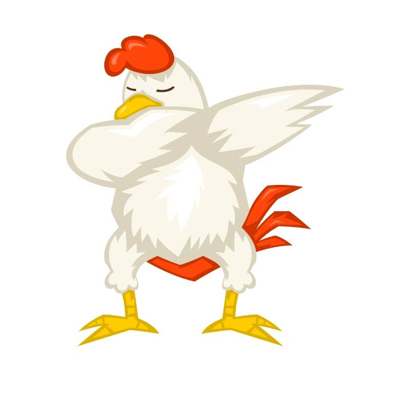 Dabbing Dab Huhn Hühner Hühnerstall Geschenk
