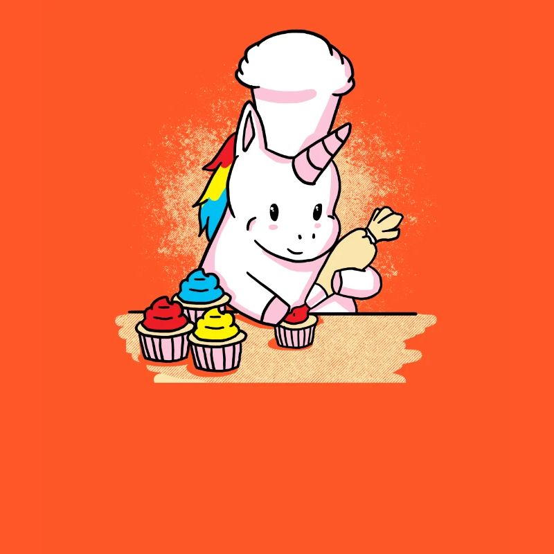 Cadeau de cupcakes de cuisson Licorne