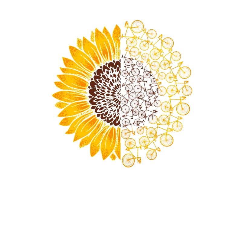 Cadeau de cyclisme tournesol