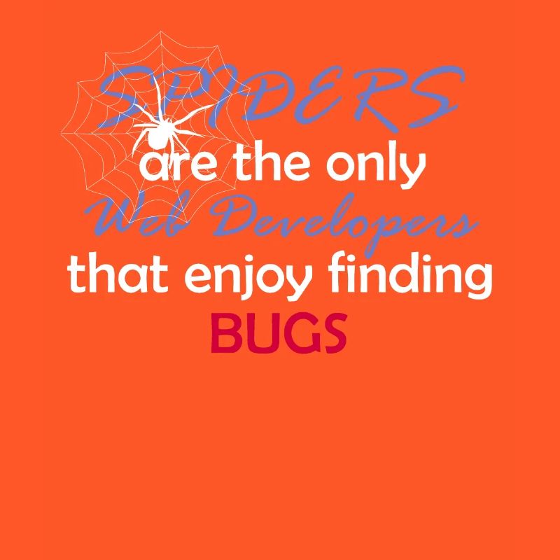 Web Entwickler Programmierer Lustig Spinne Geschen