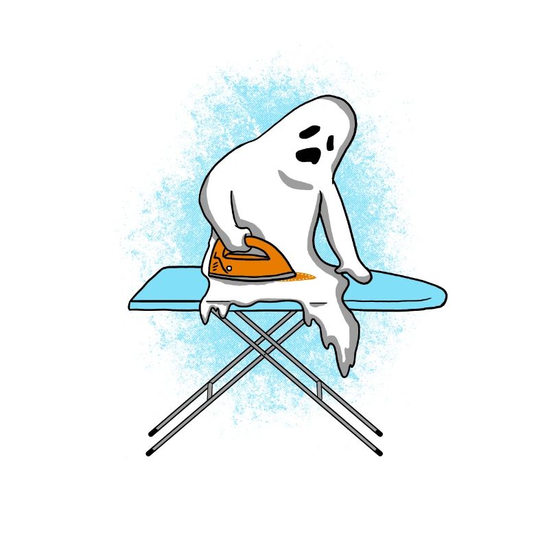 Geist, der Selbsthalloween-Geschenk bügelt