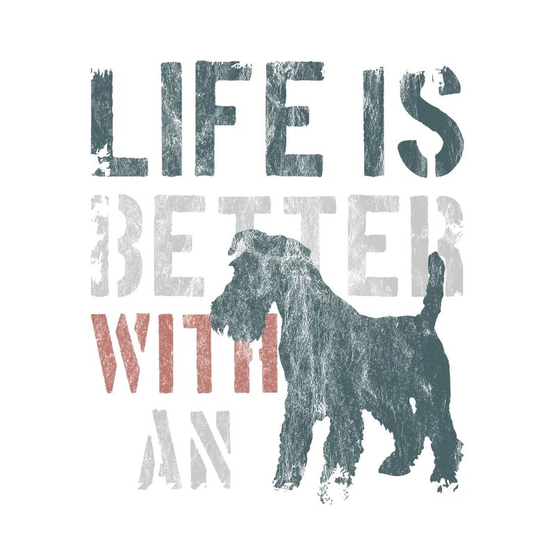 Bingley Fox Airedale Terrier Besitzer Geschenk