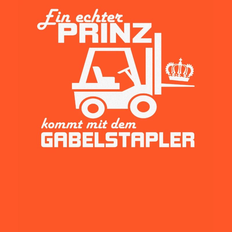 Ein echter Prinz kommt mit dem Gabelstapler