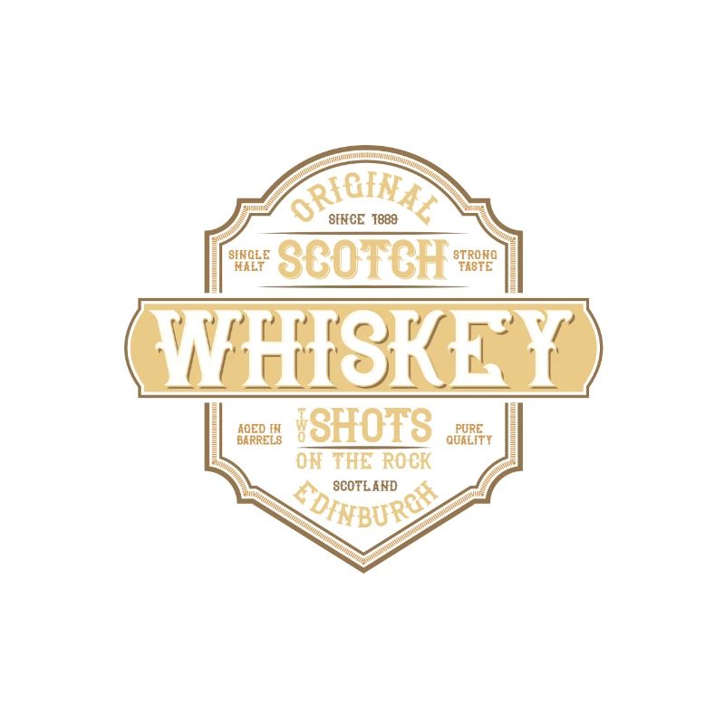 Coups de whisky écossais originaux