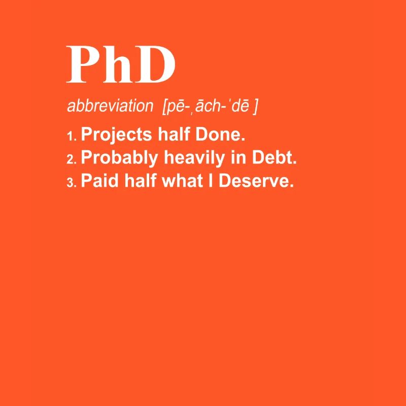 PhD Funny 3 Définition Cadeau Conception Pour Post Grad