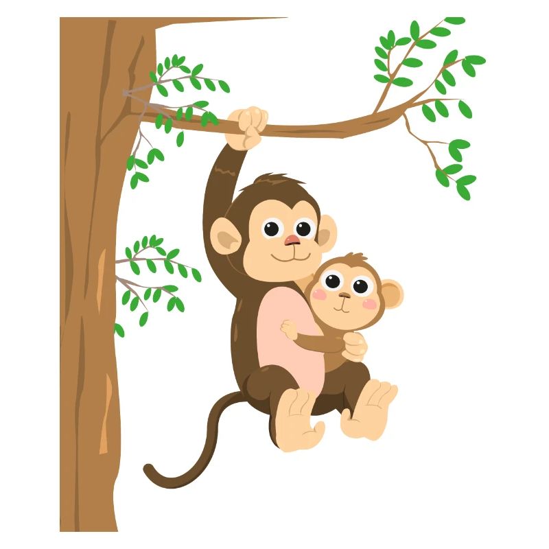 Back to the Jungle Affen Design