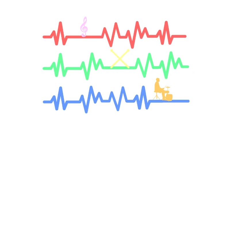 Schlagzeug Shirt Drummer Geschenk · Evolution