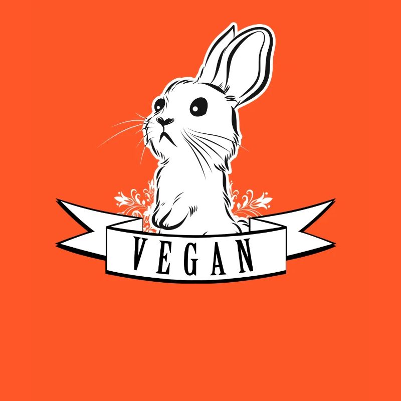 Vegan Bunny Rabbit Rabbit Rabbit Vegetarian