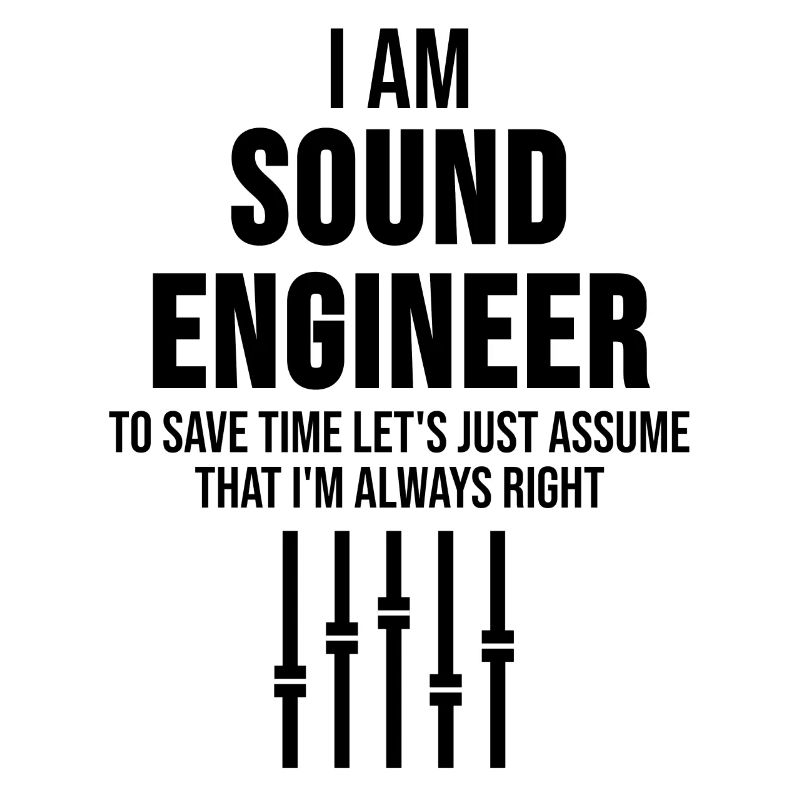 Tontechniker Mischpult Cooles Geschenk