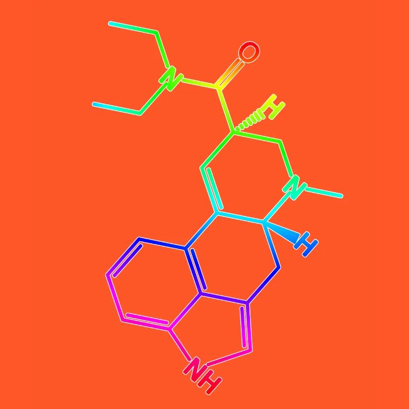 LSD Formule structurale A. Hofmann Bicycle Day