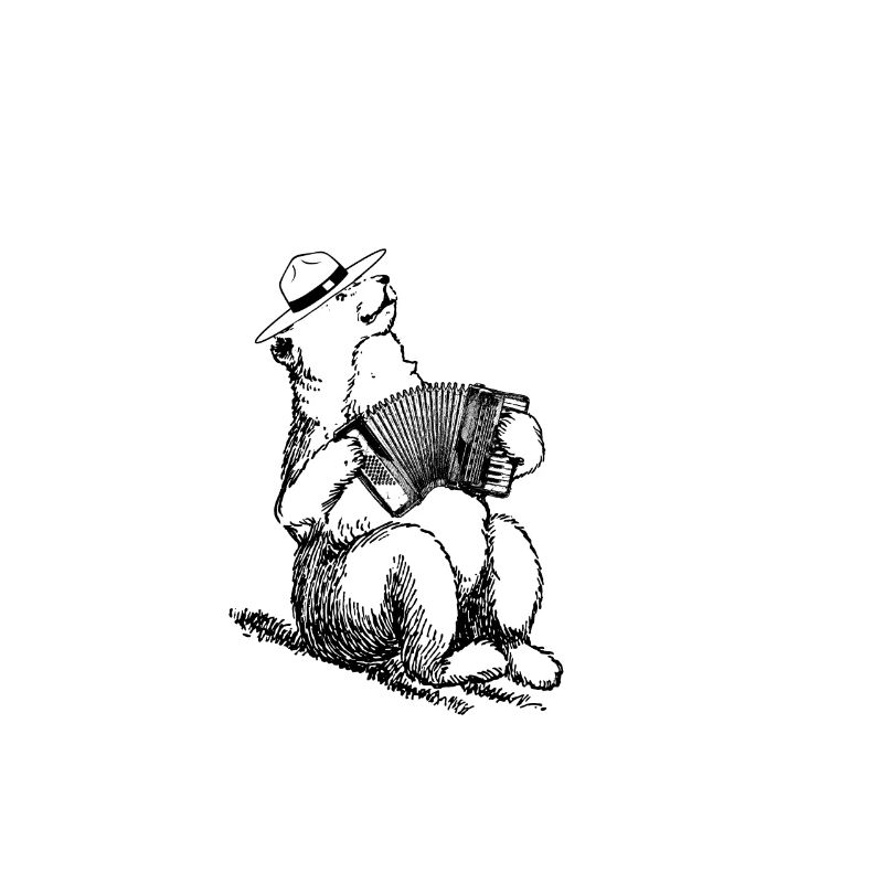Bär in den Bergen Geschenk