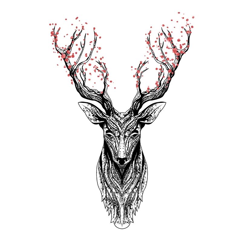 Hirsch - Wald und neues Leben
