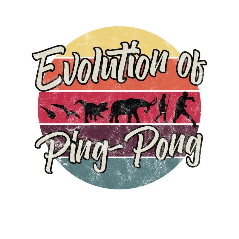 Table Tennis Ping Pong Player Evolution Funny