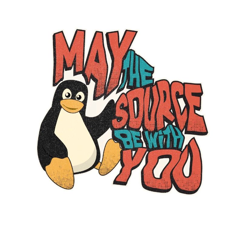 May the source be with you tux Admin lustig