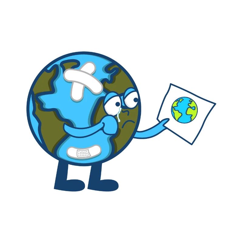 Rettet die Erde Umweltschutz Geschenkidee