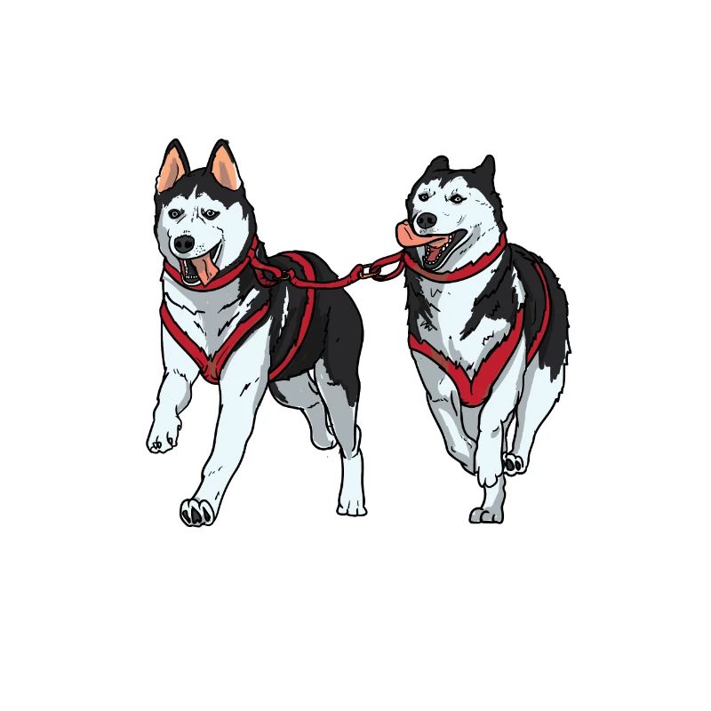 Siberian Husky Husky Pull Dog Gift