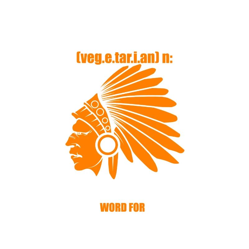 Vegetarian Funny Indian Bad Hunter Gift