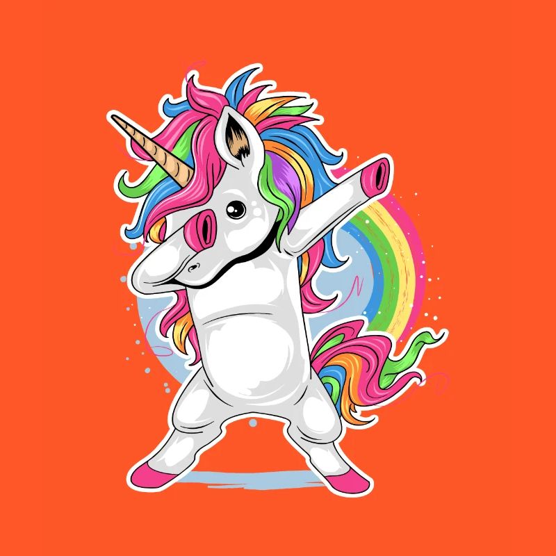 Einhorn Comic Dapping