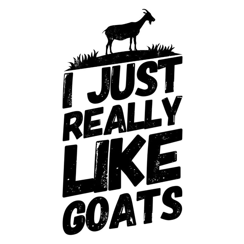 Ziege Ziegenbock Spruch Mögen