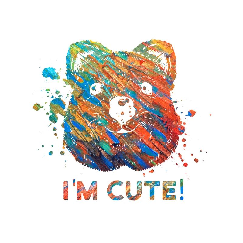 Perfektes, buntes, cooles Quokkashirt mit Spruch